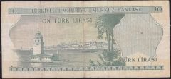 6.Emisyon 1.Tertip 10 Lira B28 242872 Çok Temiz