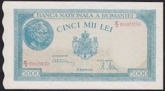 ROMANYA 5000 LEİ 1945 ÇİLALTI ÇİL