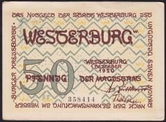 Almanya 50 Pfennig Notgeld 1920 Çil