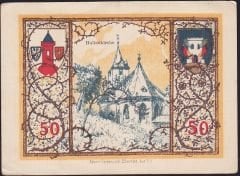 Almanya 50 Pfennig Notgeld 1920 Çil