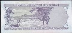 6.Emisyon 1.Tertip 5 Lira C54 041933 Çilaltı Çil