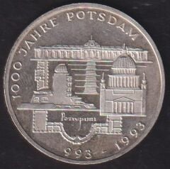 Almanya 10 Mark 1993 Gümüş (Potsdam Şehri 1000. Yıldönümü)