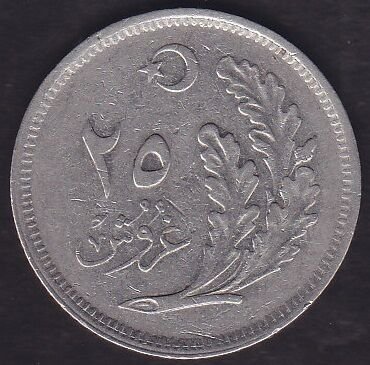 1928 Yılı 25 Kuruş