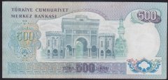 6.EMİSYON 2.TERTİP 500 LİRA G41 033571 ÇÇT (İŞLEMLİ)