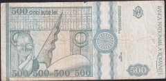 ROMANYA 500 LEİ 1992 ÇOK TEMİZ