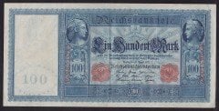 ALMANYA 100 MARK 1908 ÇOK TEMİZ