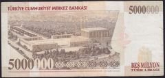 7.Emisyon 5 000 000 Lira D65 269067 Temiz