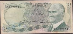 6.Emisyon 1.Tertip 10 Lira B24 272541 Çok Temiz