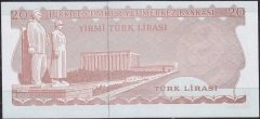 6.Emisyon 3.Tertip 20 Lira H21 685591 Çil