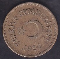 1956 YILI 5 KURUŞ ÇOK TEMİZ