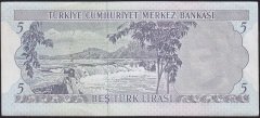 6.Emisyon 2.Tertip 5 Lira I79 285704 Çilaltı
