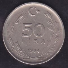 1984 Yılı 50 Lira