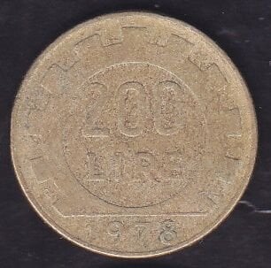 İtalya 200 Liret 1978