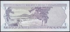 6.Emisyon 1.Tertip 5 Lira C26 065008 Çilaltı