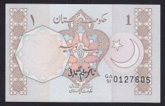 Pakistan 1 Rupee 1992-1993 ÇİL Pick 27b