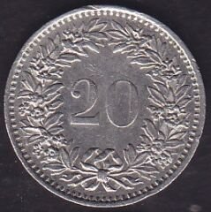 İsviçre 20 Rappen 1979