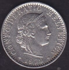 İsviçre 20 Rappen 1979