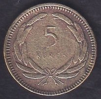 1951 YILI 5 KURUŞ