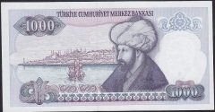 7.EMİSYON 1.TERTİP 1000 LİRA A01 421111 ÇİL eski para mezat