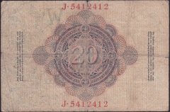 ALMANYA 20 MARK 1914 TEMİZ + eski para satan dükkanlar