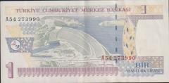 8.Emisyon 1 Ytl A54 273990 Ççt Çilaltı