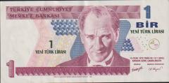 8.Emisyon 1 Ytl A54 273990 Ççt Çilaltı