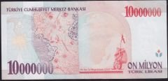7.Emisyon 10 000 000 Lira E32 417520 Çok Çok Temiz