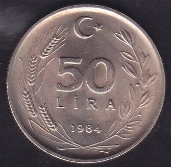 1984 Yılı 50 Lira