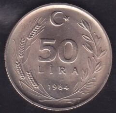 1984 Yılı 50 Lira