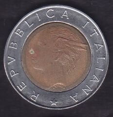 İtalya 500 Liret 1995