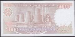 7.Emisyon 4.Tertip 5000 Lira I37 934474 Çil