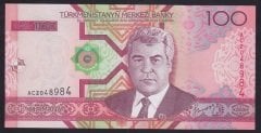Türkmenistan 100 Manat 2005 ÇİL Pick 18