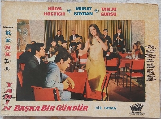 Yarın Başka Bir Gündür - Hülya Koçyiğit - Murat Soydan - Tanju Gürsu - Lobi Kartı 8