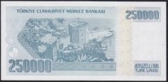 7.EMİSYON 3.TERTİP 250000 LİRA I78 943649 ÇİL