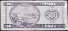Macaristan 500 Forint 1990 Çok Temiz