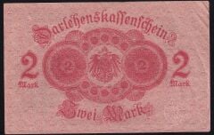 Almanya 2 Mark 1914 Çok Çok Temiz