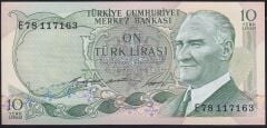 6.Emisyon 1.Tertip 10 Lira E78 117163 Ççt Çilaltı
