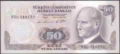 6.Emisyon 1.Tertip 50 Lira H50 248152 Çilaltı Çil