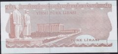 6.Emisyon 3.Tertip 20 Lira H06 588956 Çil