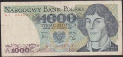 POLONYA 1000 ZLOTY 1982 TEMİZ