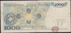 POLONYA 1000 ZLOTY 1982 TEMİZ