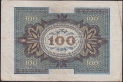ALMANYA 100 MARK 1920 ÇOK TEMİZ eski para mezat