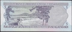 6.Emisyon 2.Tertip 5 Lira I71 391094 Çilaltı Çil