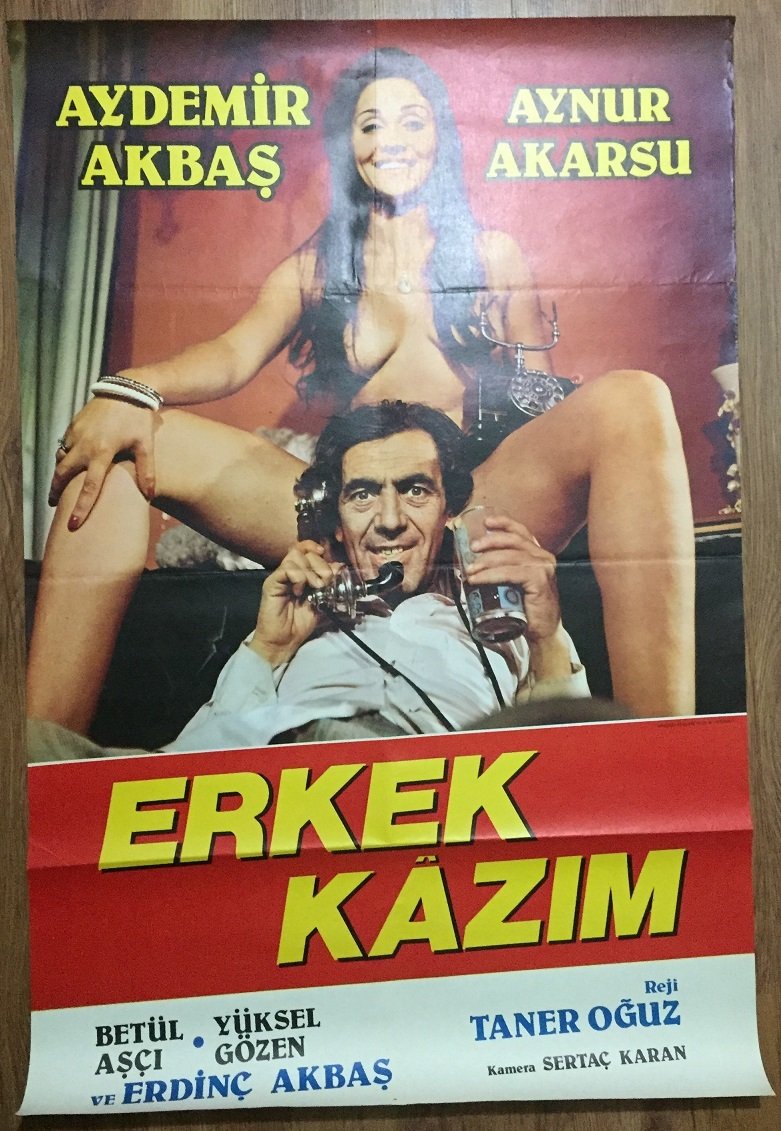 AYDEMİR AKBAŞ - ERKEK KAZIM - FİLM AFİŞİ
