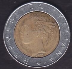 İtalya 500 Liret 1985