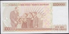 7.Emisyon 3.Tertip 100000 Lira F31 053932 Çil
