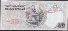 6.Emisyon 1.Tertip 50 Lira H55 152629 Çilaltı Çil