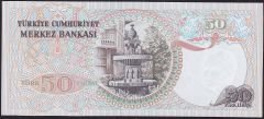 6.Emisyon 1.Tertip 50 Lira H55 152629 Çilaltı Çil