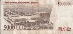 7.Emisyon 5 000 000 Lira I39 543647 Çok Temiz