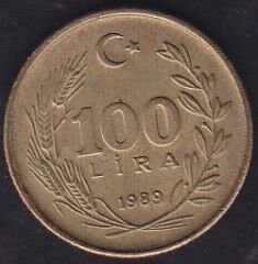 1989 Yılı 100 Lira